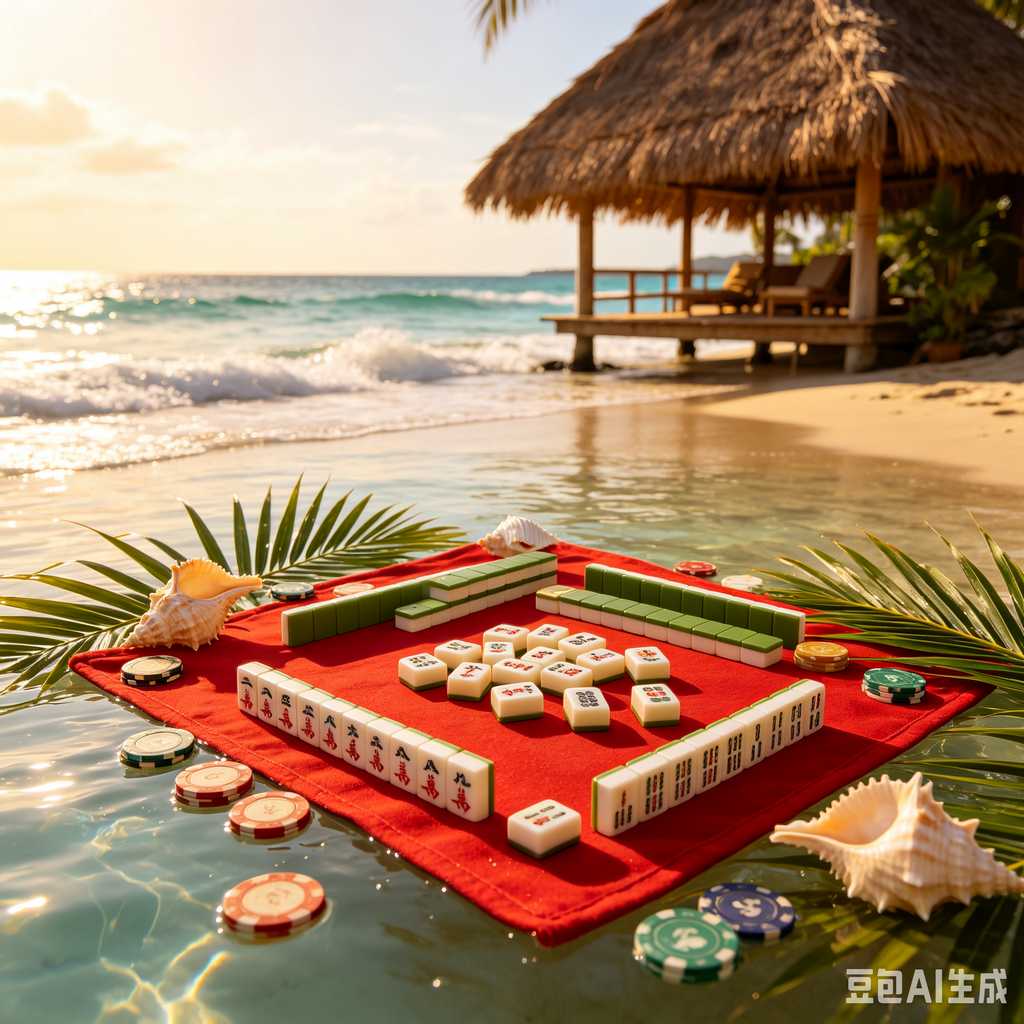 trendy color mahjong set
