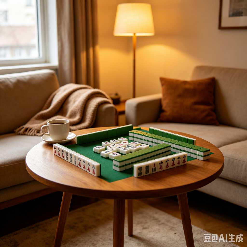 transparent acrylic mahjong set