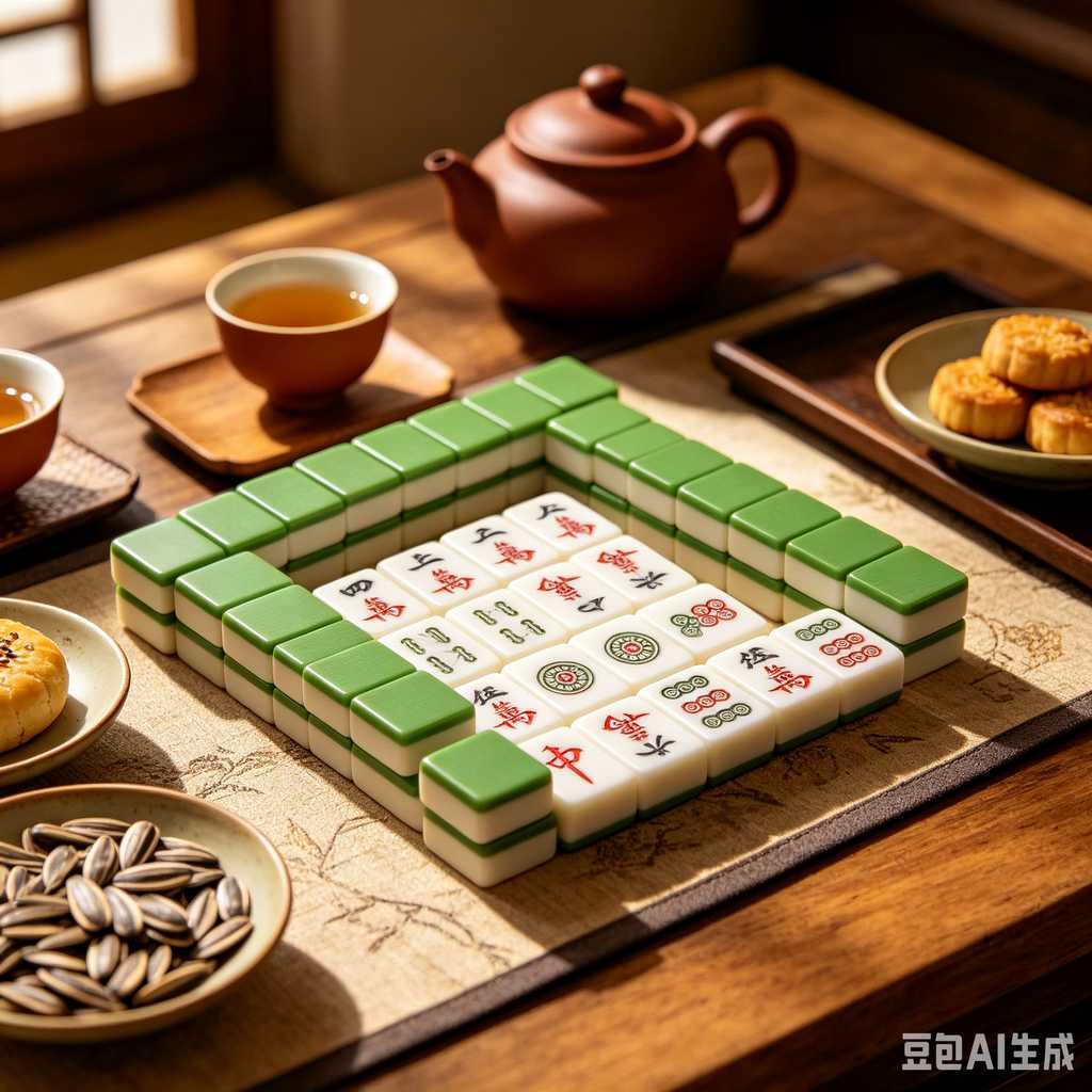 pattern printed mahjong packaging
