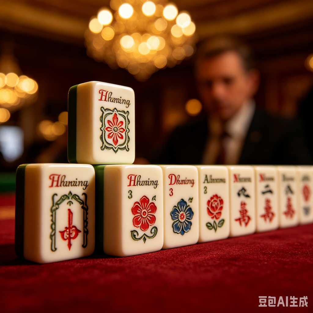 transparent mini mahjong set